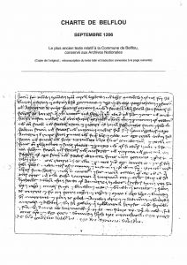 Charte de Belflou de 1206 p1